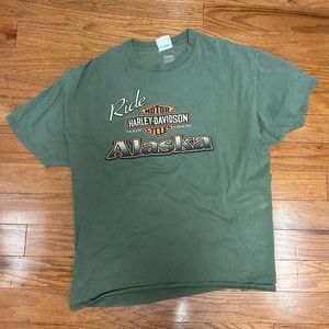 Vintage Harley Alaska Tee size L